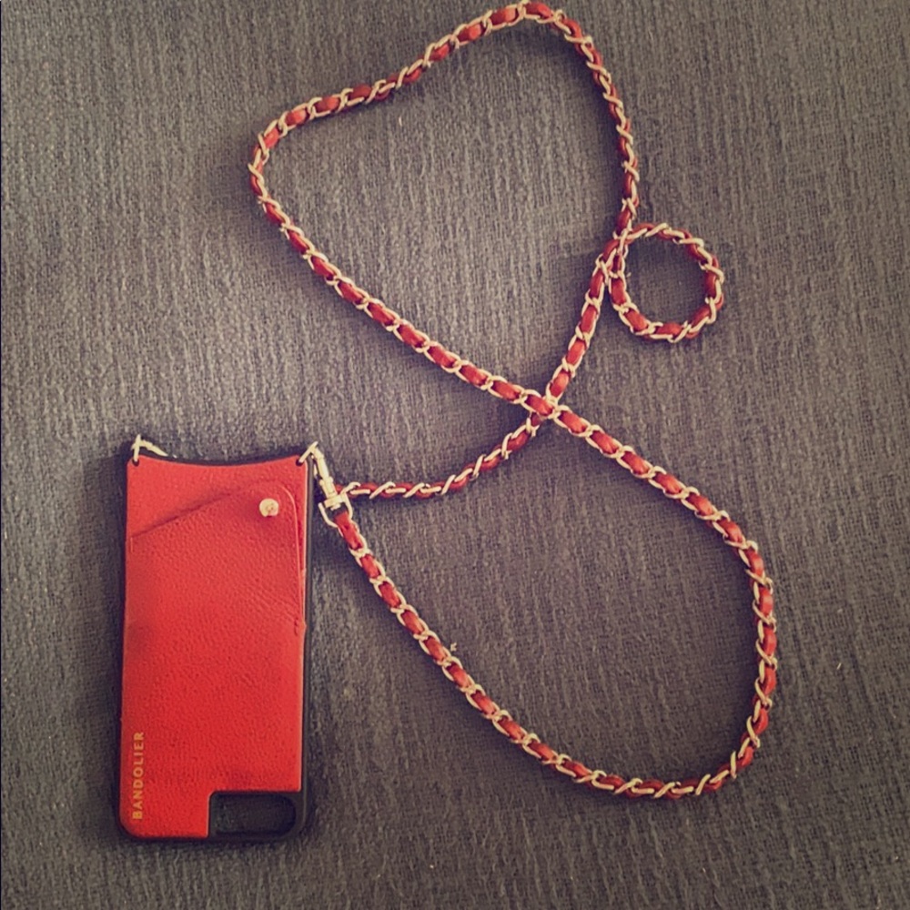 Lucy Bandolier Deep Red iPhone 8/7/6 PLUS SIZE